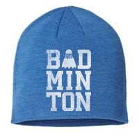 Badminton Birdies Shuttlecock Gift Sustainable Beanie