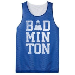 Badminton Birdies Shuttlecock Gift Mesh Reversible Basketball Jersey Tank