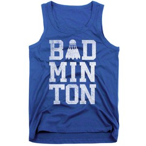 Badminton Birdies Shuttlecock Gift Tank Top