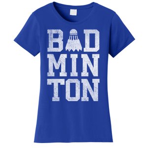 Badminton Birdies Shuttlecock Gift Women's T-Shirt