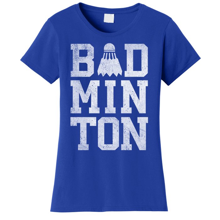 Badminton Birdies Shuttlecock Gift Women's T-Shirt