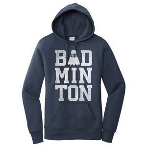 Badminton Birdies Shuttlecock Gift Women's Pullover Hoodie