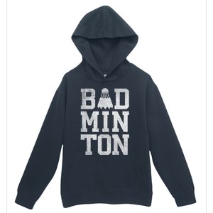 Badminton Birdies Shuttlecock Gift Urban Pullover Hoodie