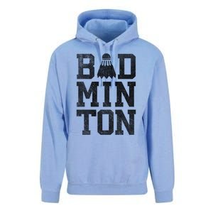 Badminton Birdies Shuttlecock Gift Unisex Surf Hoodie