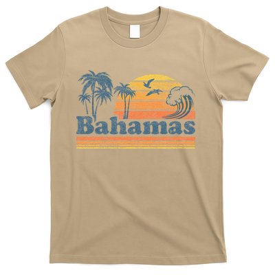 Bahamas Beach Summer Vacation Sunset Vintage 70S Retro T-Shirt