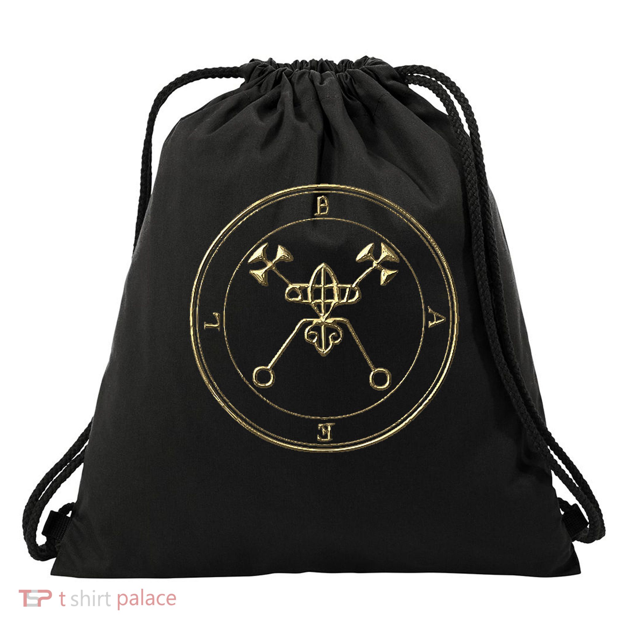 Baal Bael Sigil King Solomon 72 Demon Goetia Drawstring Bag