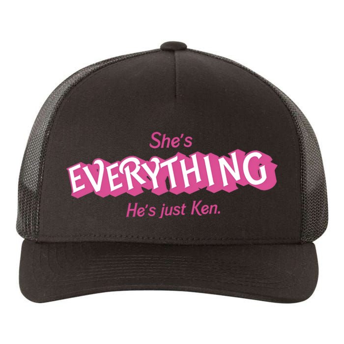 Bar Bie Shes Everything Hes Just Ken As Ken Yupoong Adult 5-Panel Trucker Hat