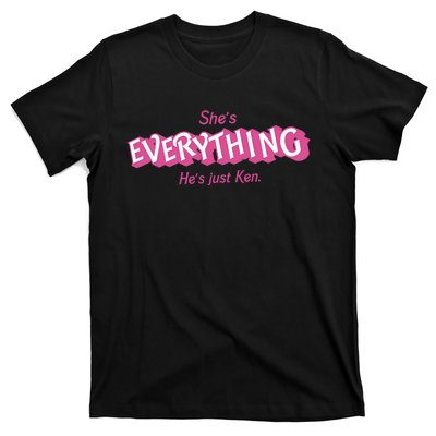 Bar Bie Shes Everything Hes Just Ken As Ken T-Shirt