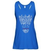 Badminton Birdies Shuttlecocks Artwork Battledore Racket Gift Ladies Essential Flowy Tank