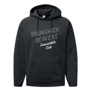 Brunswick Beavers Snowmobile Club Team Performance Fleece Hoodie