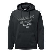 Brunswick Beavers Snowmobile Club Team Performance Fleece Hoodie