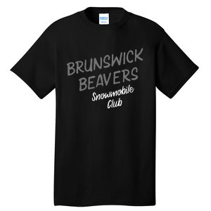 Brunswick Beavers Snowmobile Club Team Tall T-Shirt