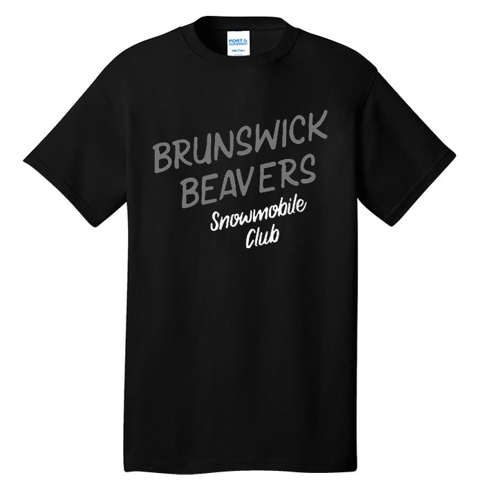 Brunswick Beavers Snowmobile Club Team Tall T-Shirt