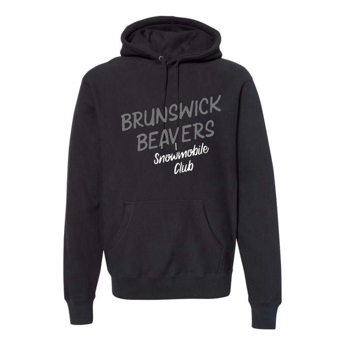 Brunswick Beavers Snowmobile Club Team Premium Hoodie