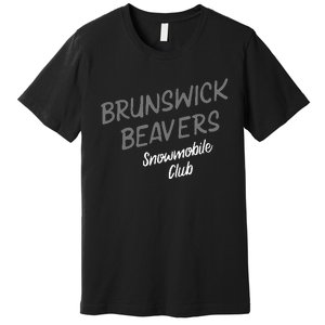 Brunswick Beavers Snowmobile Club Team Premium T-Shirt