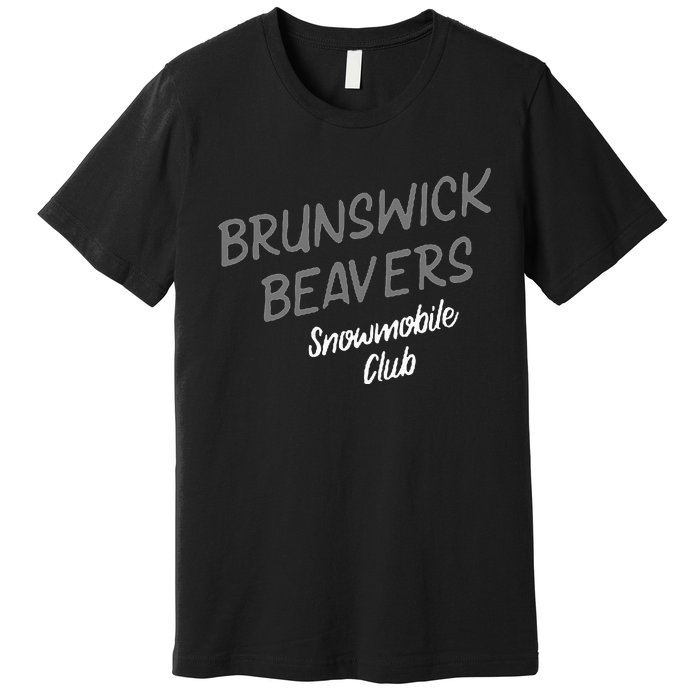 Brunswick Beavers Snowmobile Club Team Premium T-Shirt