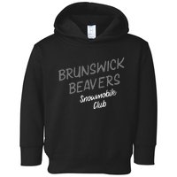 Brunswick Beavers Snowmobile Club Team Toddler Hoodie