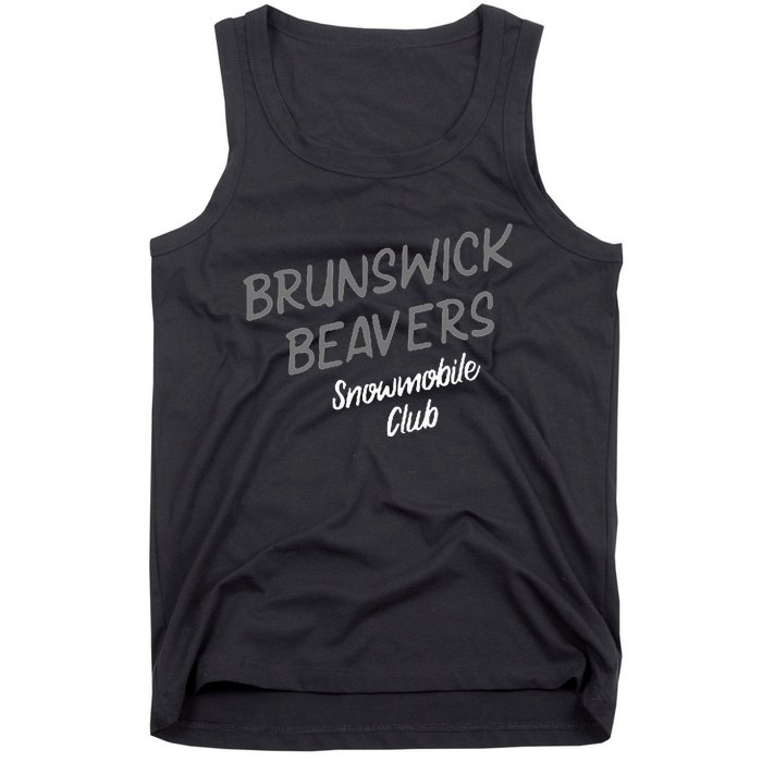 Brunswick Beavers Snowmobile Club Team Tank Top