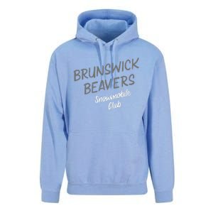 Brunswick Beavers Snowmobile Club Team Unisex Surf Hoodie