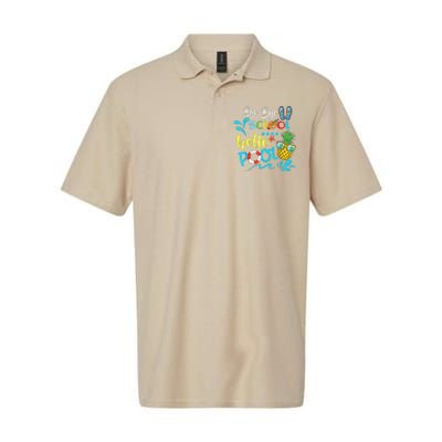 Bye Bye School Hello Pool Summer Student Funny Teacher Softstyle Adult Sport Polo