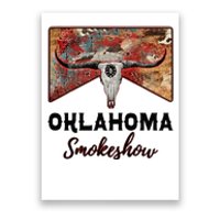 Boho Bull Skull Cow Print Oklahoma Smokeshow Western Country Poster