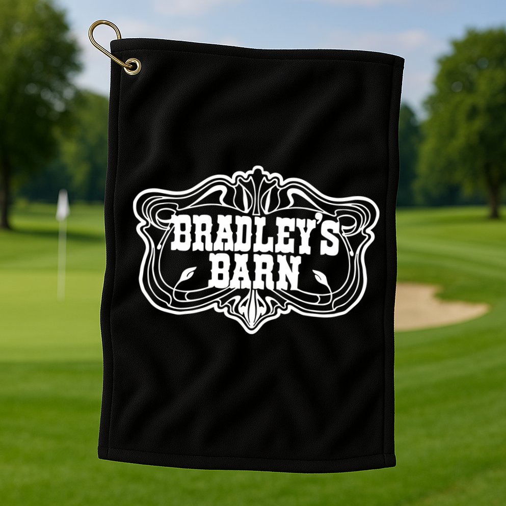 BradleyS Barn Studio Graphic Golf Towel