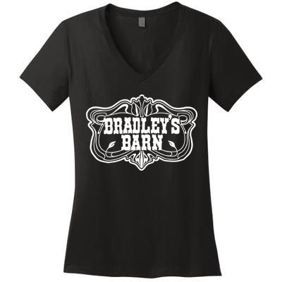 BradleyS Barn Studio Graphic Women's V-Neck T-Shirt