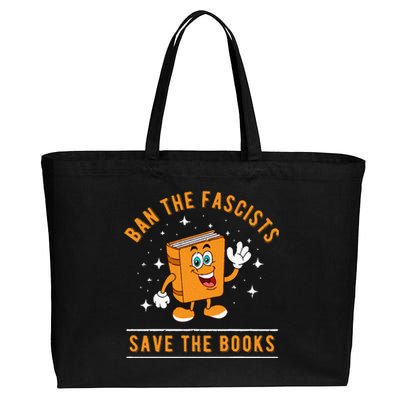 Banned Books Save The Books Bookworms Cotton Canvas Jumbo Tote