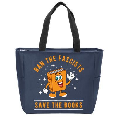 Banned Books Save The Books Bookworms Zip Tote Bag