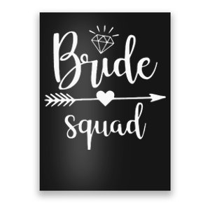 Bachelorette Bride Squad Wedding Bridal Party Poster