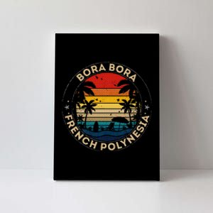 Bora Bora Souvenir French Polynesia Reminder Canvas