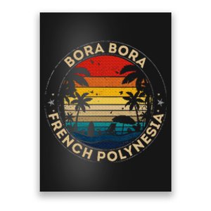 Bora Bora Souvenir French Polynesia Reminder Poster