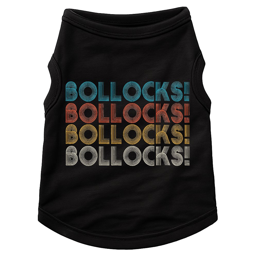Bollocks British Slang Doggie Tank