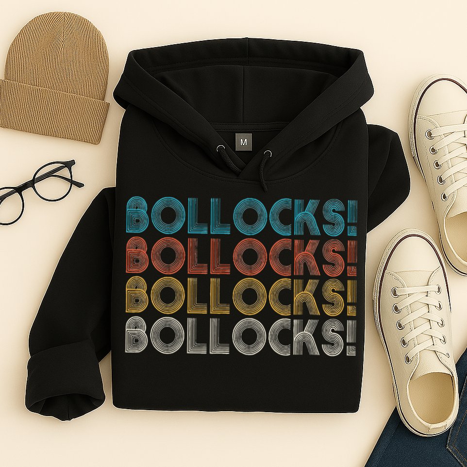 Bollocks British Slang Hoodie