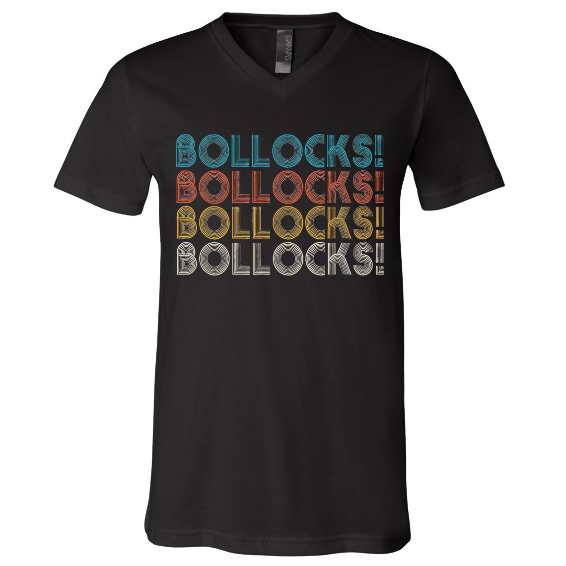 Bollocks British Slang V-Neck T-Shirt
