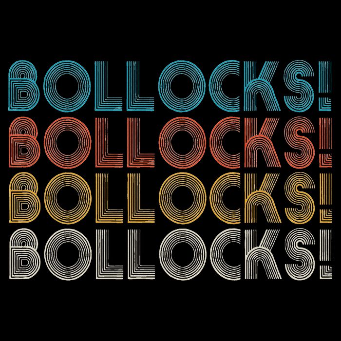 Bollocks British Slang Bucket Hat