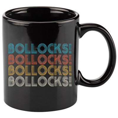 Bollocks British Slang 11oz C Handle Ceramic Mug