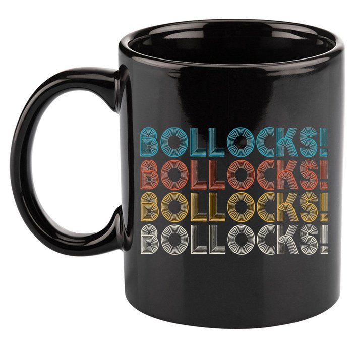Bollocks British Slang 11oz C Handle Ceramic Mug