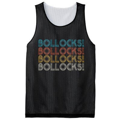 Bollocks British Slang Mesh Reversible Basketball Jersey Tank