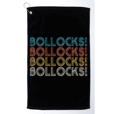 Bollocks British Slang Golf Towel
