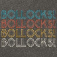 Bollocks British Slang Cotton Canvas Backpack