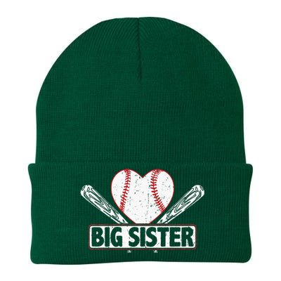 Baseball Big Sister Matching Family Softball Baseball Lover Knit Cap Winter Beanie