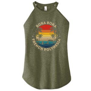 Bora Bora Souvenir French Polynesia Reminder Women's Perfect Tri Rocker Tank