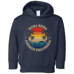 Bora Bora Souvenir French Polynesia Reminder Toddler Hoodie