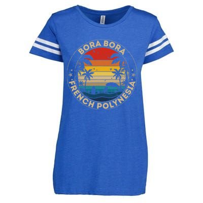 Bora Bora Souvenir French Polynesia Reminder Enza Ladies Jersey Football T-Shirt