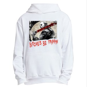 Bitches Be Trippin Horror Character Halloween Scary Spooky Urban Pullover Hoodie