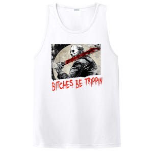 Bitches Be Trippin Horror Character Halloween Scary Spooky PosiCharge Competitor Tank