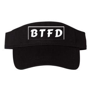 BTFD Buy The F'ing Dip Bitcoin Crypto Stocks Crypto BTC Valucap Bio-Washed Visor