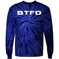 BTFD Buy The F'ing Dip, Trading Stocks, Bitcoin, Crypto, BTC Tie-Dye Long Sleeve Shirt