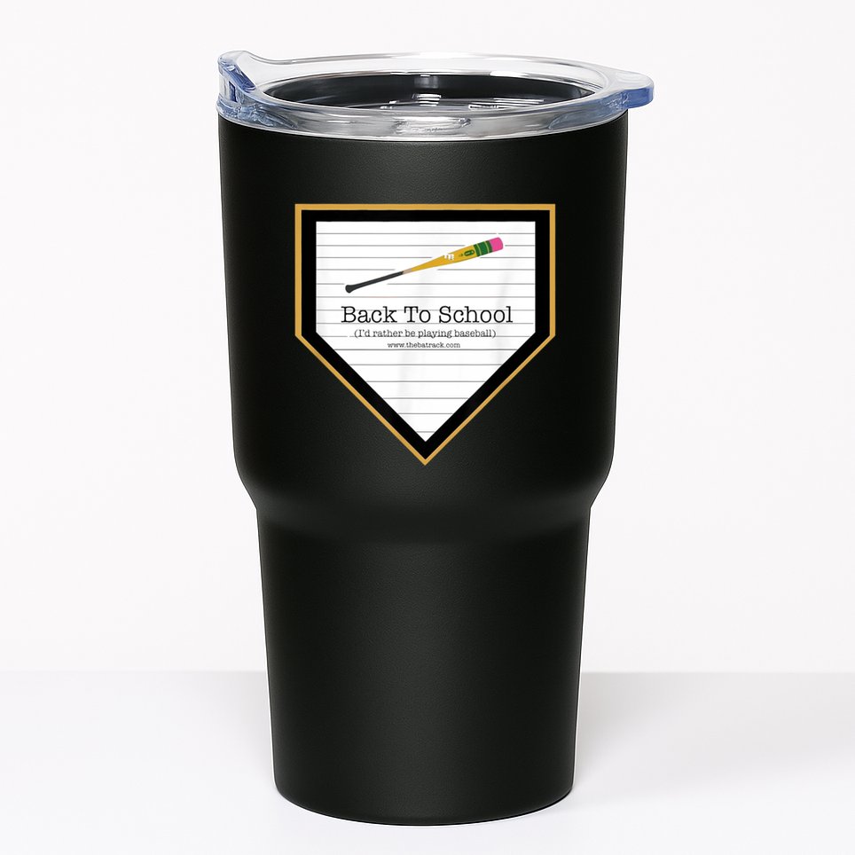 Baseball Back To School Home Plate Back To School Tumbler
